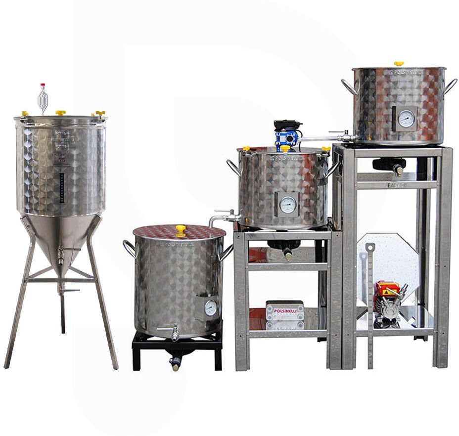 Polsinelli Impianto birra EASY 50 Conico con fermentatore fondo conico