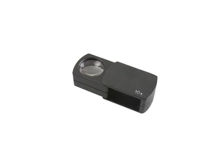 Loupe miniature pliable haute définition 10X, spéciale pour l'identification 110910