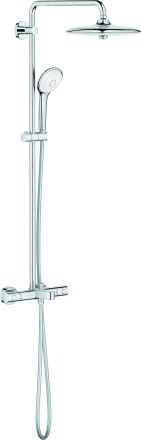 Grohe Euphoria système de douche 26114002 mitigeur thermostatique de bain apparent, montage mural, chromé