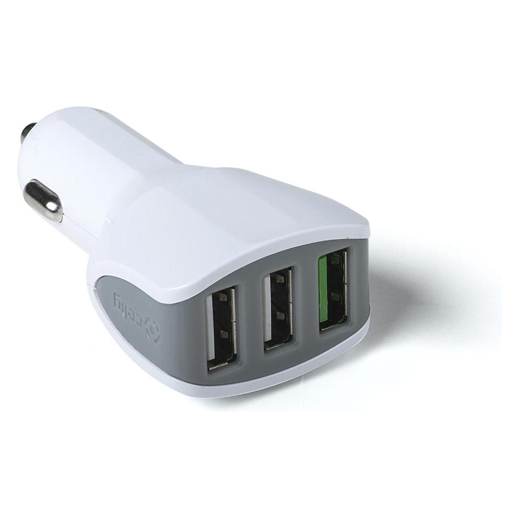 Celly Turbo Car Charger (CC3USBTURBOWH)