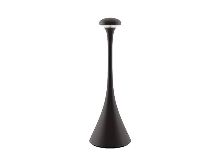 SIGOR Nudrop - Dimmbare LED Akku-Tischleuchte Indoor & Outdoor, IP54 spritzwassergeschützt, Höhe 29,2 cm, aufladbar mit Easy-Connect, 12 h Leuchtdauer, nachtschwarz