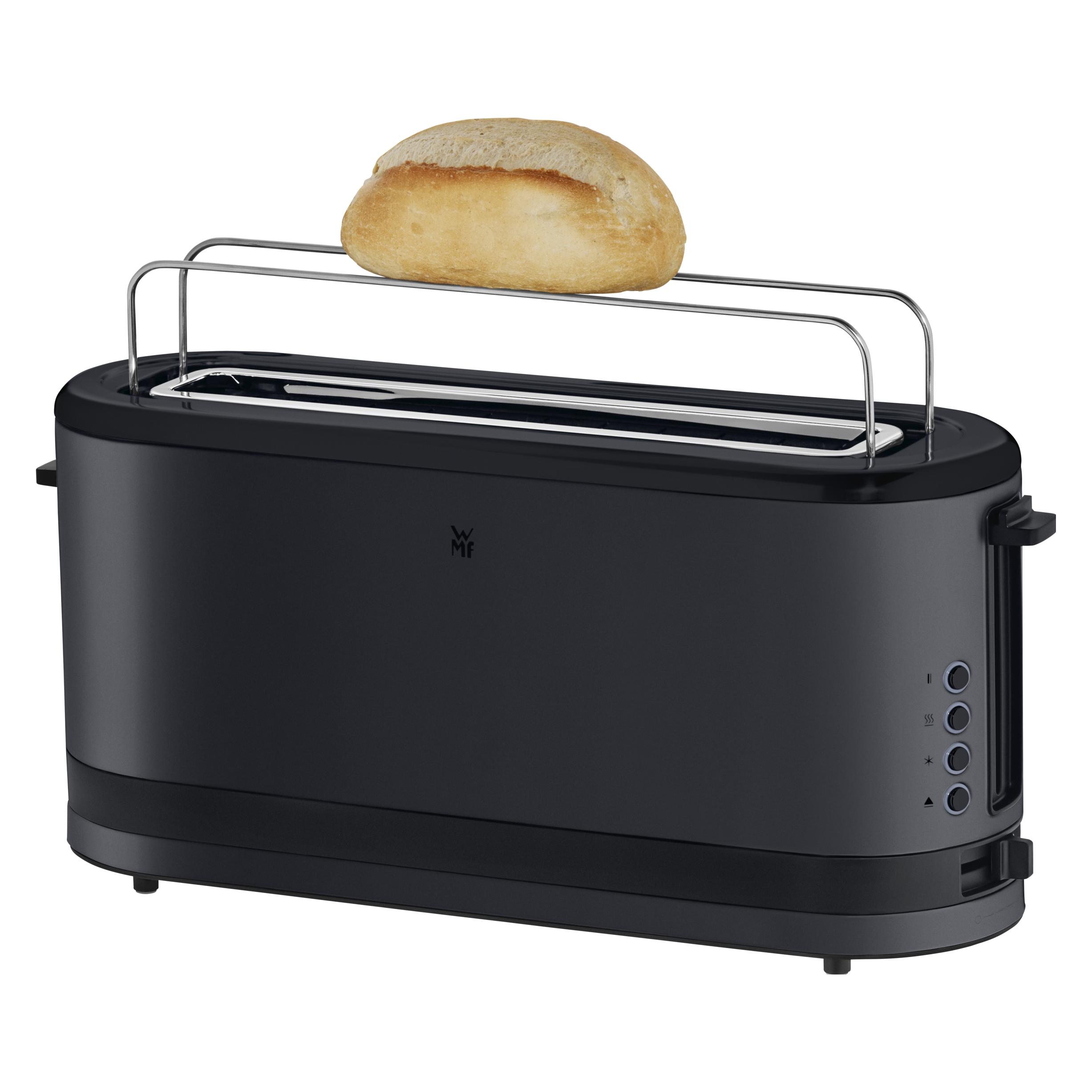 WMF Kuemi 1-Schlitz/Langschlitztoaster (414120071), Schwarz (04.1412.0071)