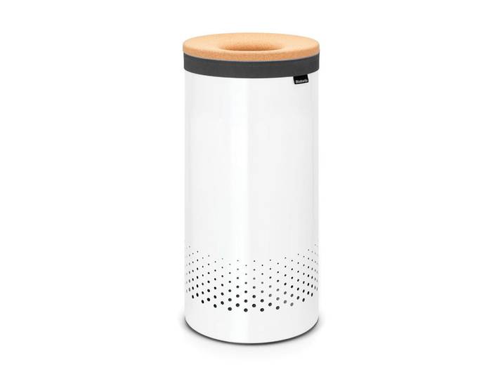Brabantia Wäschetonne, Weiss, Metall, 30x63.5x30 cm, Haushalt & Reinigung, Wäschepflege, Wäschekörbe & Tonnen
