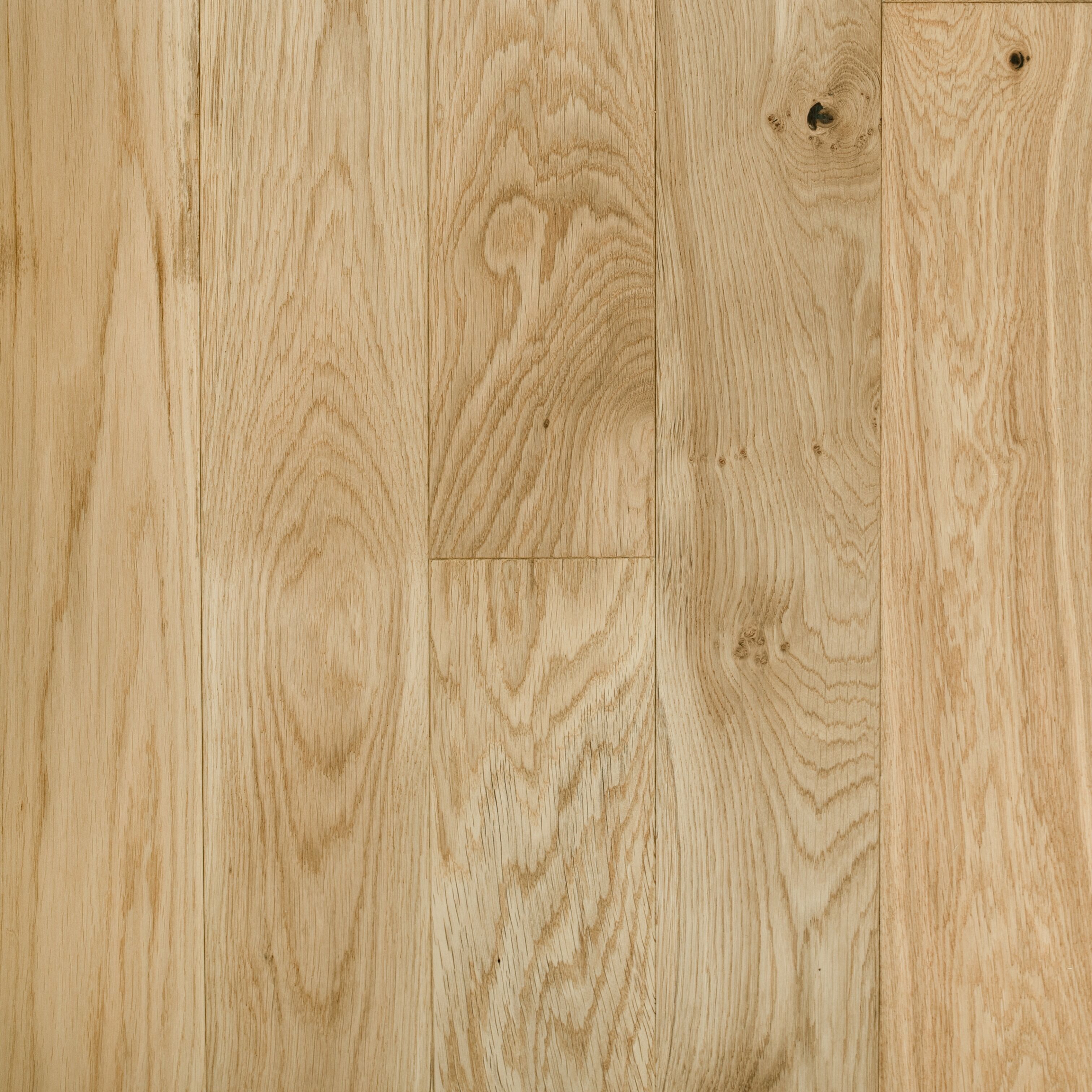 Luxury Flooring Light Solid Oak Brushed & Oiled Flooring - 18mm x 300-1200mm x 125mm