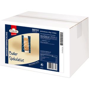 Schulte-Feingebäck Spekulatius Butter Spekulatius, im Catering-Karton, je 2 Stück, 1390 g, 80 Pack
