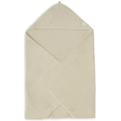 Jollein, Babybadetuch, Kapuzenhandtuch Frottee 100x100cm - Soft Matcha (100 x 100 cm)