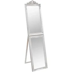vidaXL Standspiegel Silbern 45x180 cm