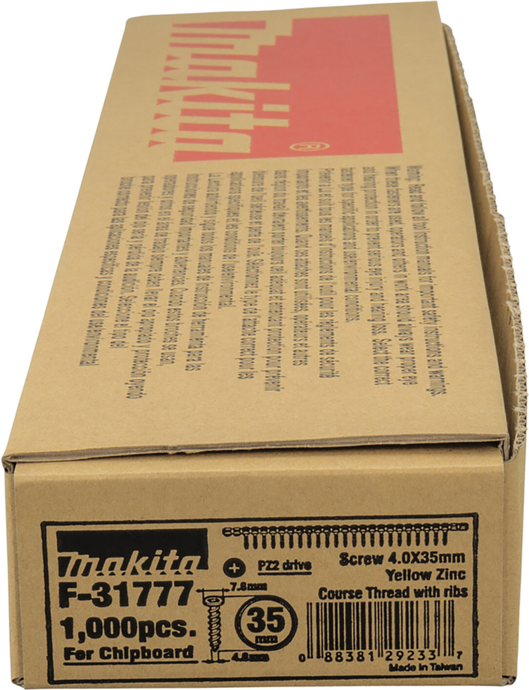 Makita Schnellbauschr. Span 4,0x35mm F-31777)