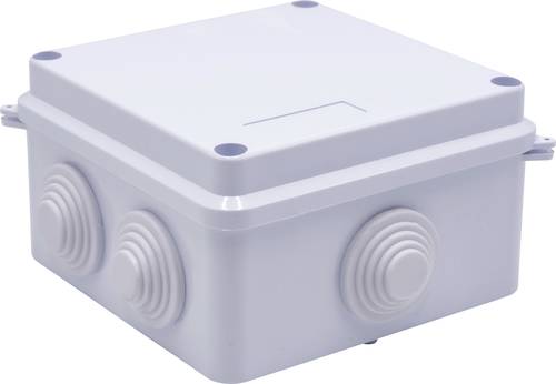 TRU COMPONENTS TC-RA 100x100x70 TC-10239040 Installations-Gehäuse ABS Kunststoff Weiß