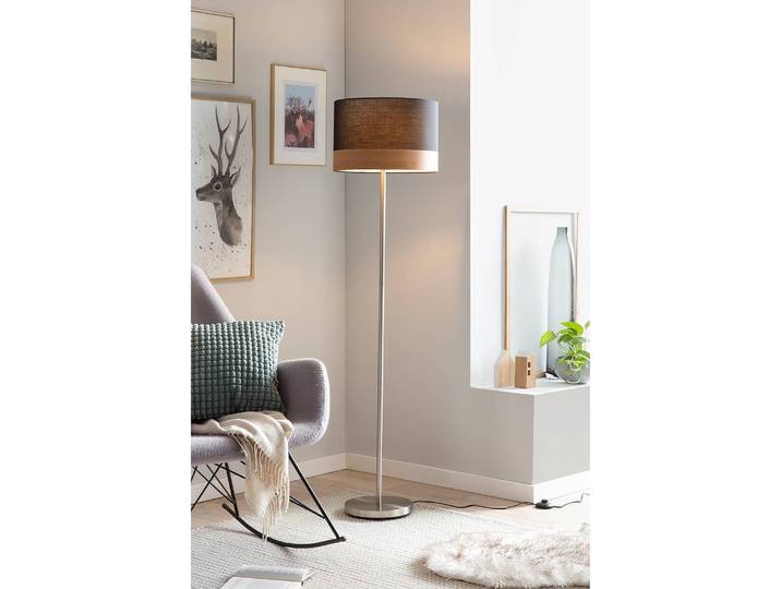 Lampadaire Venus I Ø 38cm Noir Tissu mélangé E27