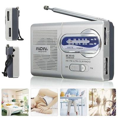 Old Fashion Radio Multifunktions-Mini-Taschenradio BC-R119 Radio Lautsprecher Empfänger Teleskopantenne Radioempfänger Unterstützung AM/FM
