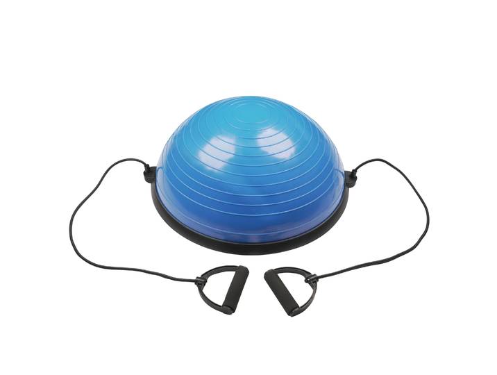 Balance Ball mit Griffen Ø 58 cm blau