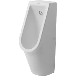 Duravit Urinal Starck 3, Zulauf von hinten, inklusive Spüldüse, 08272500001, Farbe: Weiß mit Wondergliss