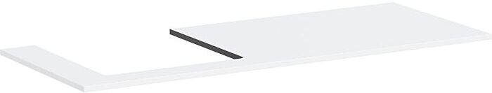 Hansgrohe Xilesa E Konsole 54272700 1375x550mm, Ausschnitt links, mattweiß
