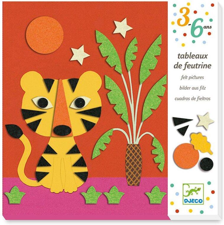 Collage de feutrine douce nature - Djeco