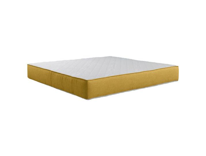 Esposa Taschenfederkernmatratze, Weiß, Currygelb, H2, rechteckig, 160x200 cm, Bezug antimikrobiell beschichtet, mit Silberionen antiallergisch, Schlafzimmer, Matratzen Shop, Matratzen, Taschenfederkernmatratzen
