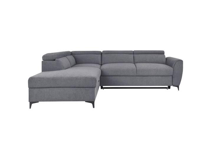 Ecksofa, Dunkelgrau, 255x217 cm, Textil, 5-Sitzer, Liegefunktion, Modern, Carryhome