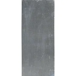 Verzierwachsstreifen halbrund, silber, 20 cm, 39 Stück