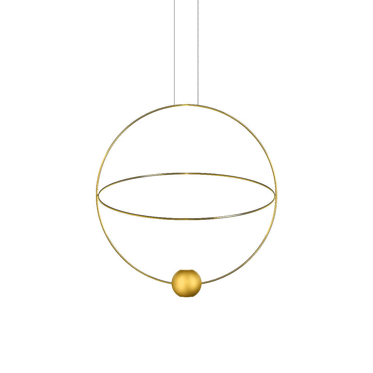 Lodes LED-Pendelleuchte ELARA 60cm gold 2700K 20621 5027 8057501013390