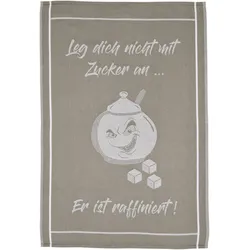 Geschirrtuch LEG DICH NICHT .. (BL 50x70 cm) - BL 50x70 cm
