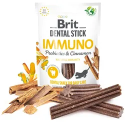 BRIT CARE Dog Dental Stick Immuno mit Probiotika & Zimt 7szt (251g)