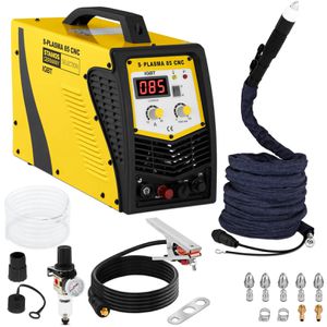 Stamos Plasmaschneider S-Plasma 85CNC, mit LED-Display, 10 - 85 A, für externen Kompressor, für Bleche bis 27 mm