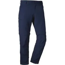 SCHÖFFEL Herren Zipp Off Pants Folkstone Zip Off, Größe 48 in Blau Blau