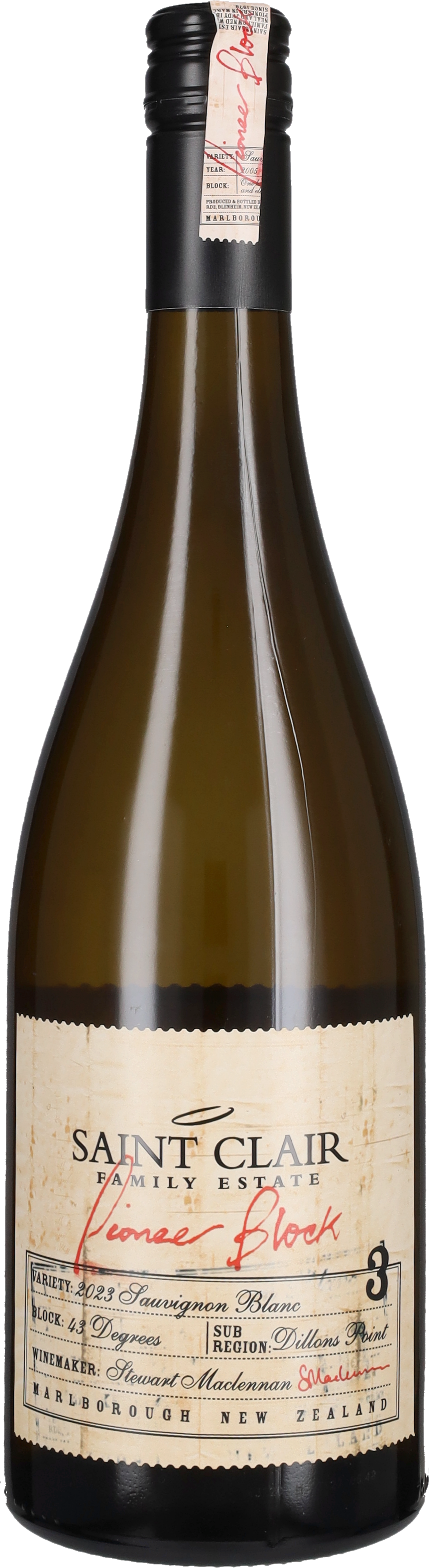 Sauvignon 'Pioneer Block 3' Saint Clair 2023