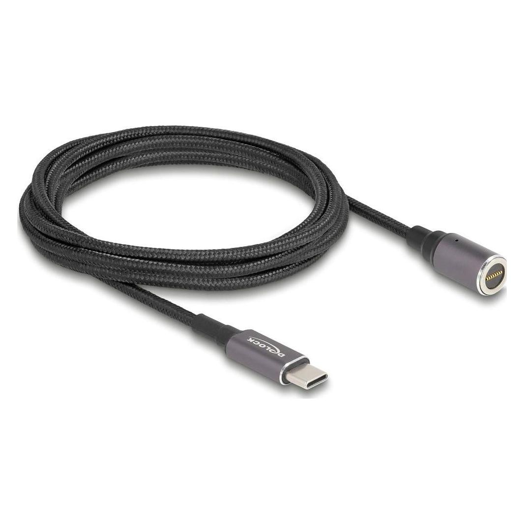 Delock Notebook Ladekabel USB Type-C Stecker zu magnetischem (1.80 m, 60 W) (80780)