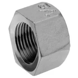 Edelstahl Kappe 6-kant V4A Gewindefitting - 3/4" - Typ 326