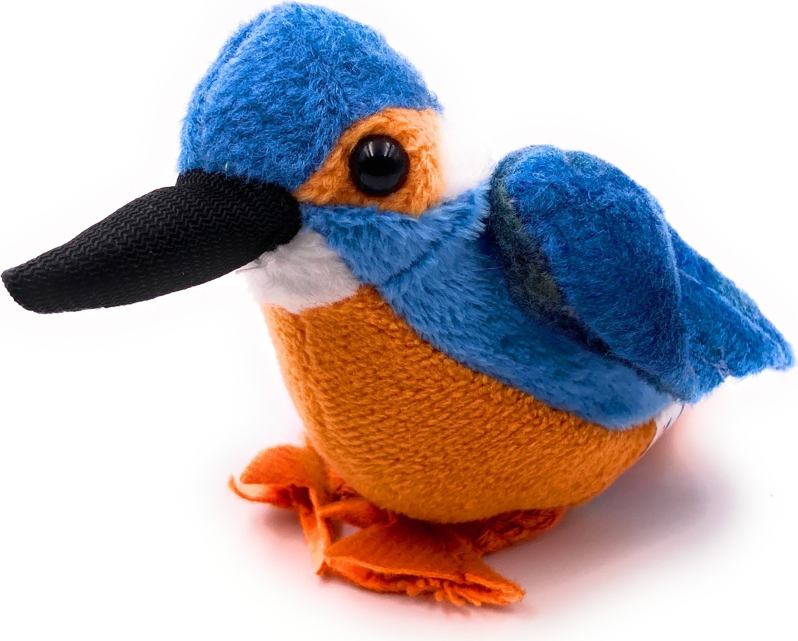 Onwomania Pluche Knuffel Ijsvogel Meerkleurig Hoogte: 10 cm