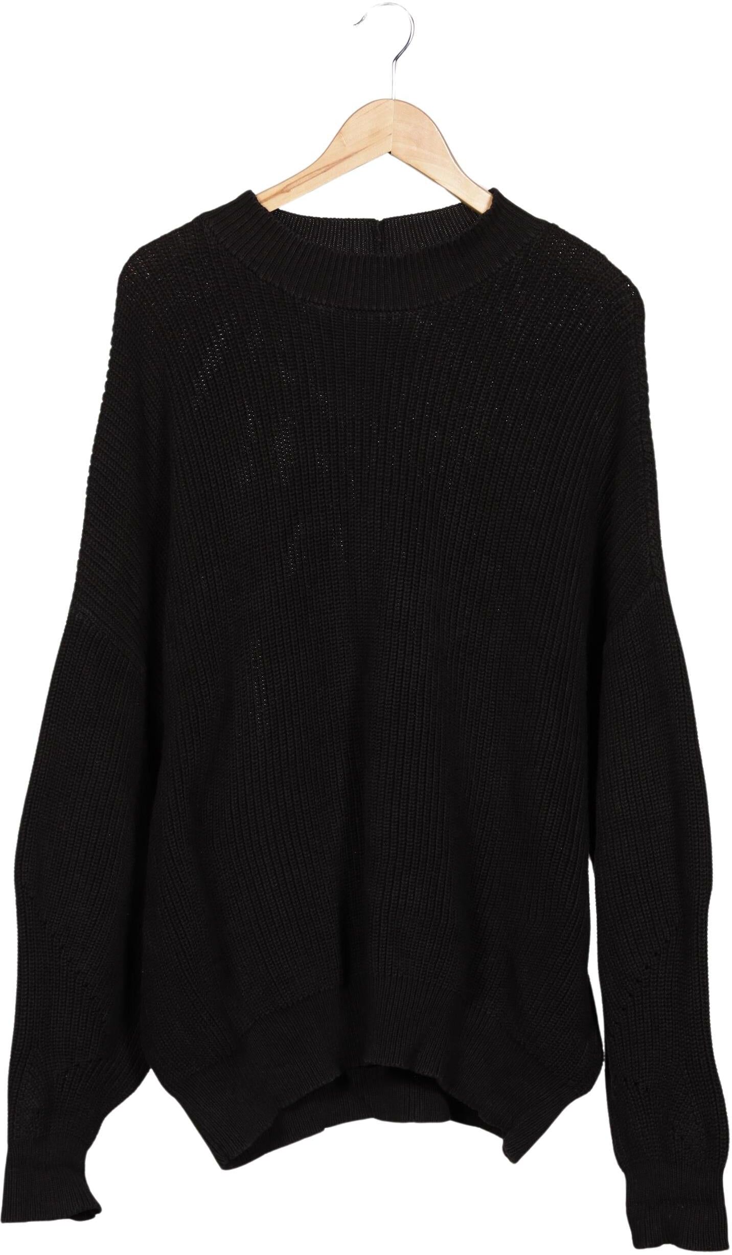 LeGer by Lena Gercke Damen Pullover, Schwarz, Gr. EU 40, Baumwolle - Second Hand