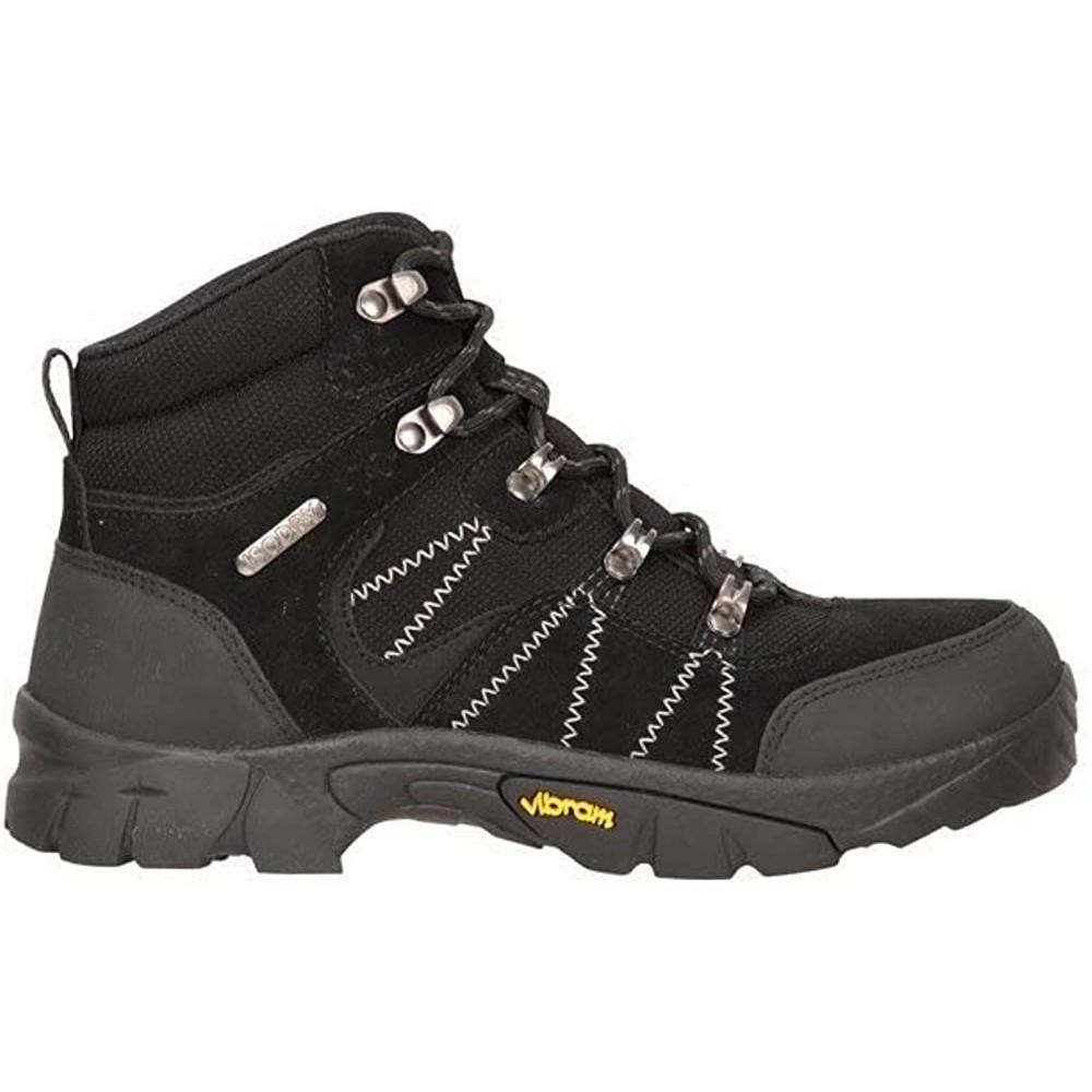 Mountain Warehouse Edinburgh Waterdichte Suède Wandelschoenen voor Kinderen/Kinderen (Zwart)