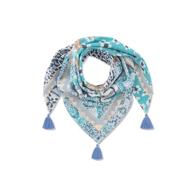 Modetuch CODELLO "Codello Tuch", Damen, blau, Obermaterial: 100% Baumwolle CO., Modetücher, Bio-Baumwolle