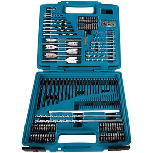 Makita Bohrer-Bit-Set E-06270, 212-teilig, Schlitz, Kreuz, Torx, Bohrer etc.