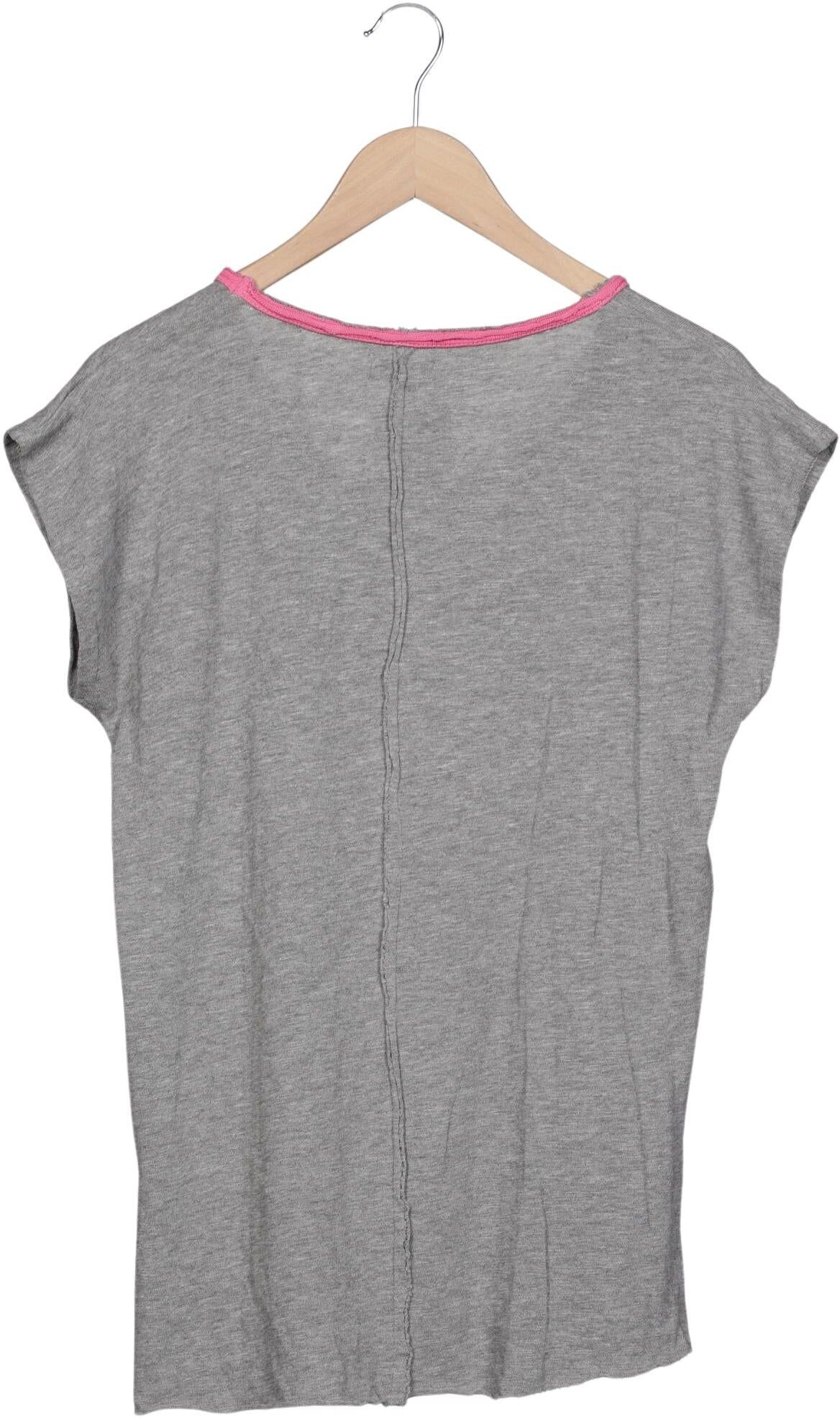 Margit Brandt Damen T-Shirt, Grau, Gr. M, Baumwolle / Viskose - Second Hand