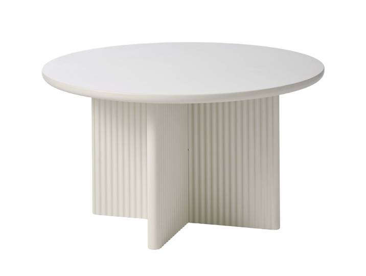 freiraum Couchtisch PALMA, in Greige, MDF + Stahl in greige - 45x80cm (HxD)