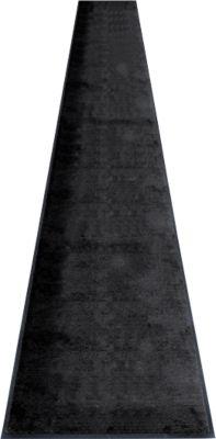 Schmutzfangmatte Eazycare Style von Miltex, eckig, antistatisch, UV-beständig, waschbar, ECONYL® & Niltrilgummi, 850 x 3000 mm, tiefschwarz