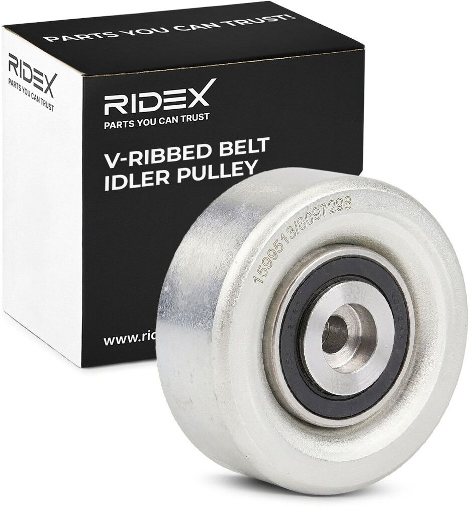 RIDEX 312D0010 Deflection / guide pulley, V-ribbed belt
