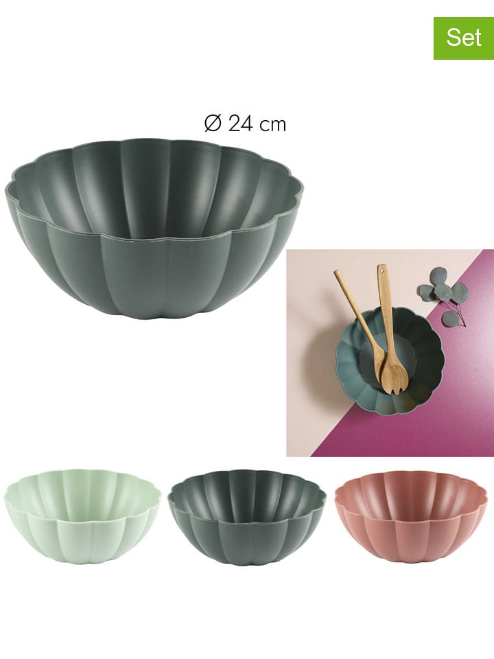 Summertime 3er-Set: Salatschalen - Ø 24 cm (Überraschungsprodukt) - onesize