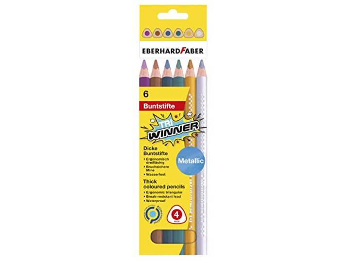 EBERHARD FABER - Set kleurpotloden TRI Winner, 6 stuks