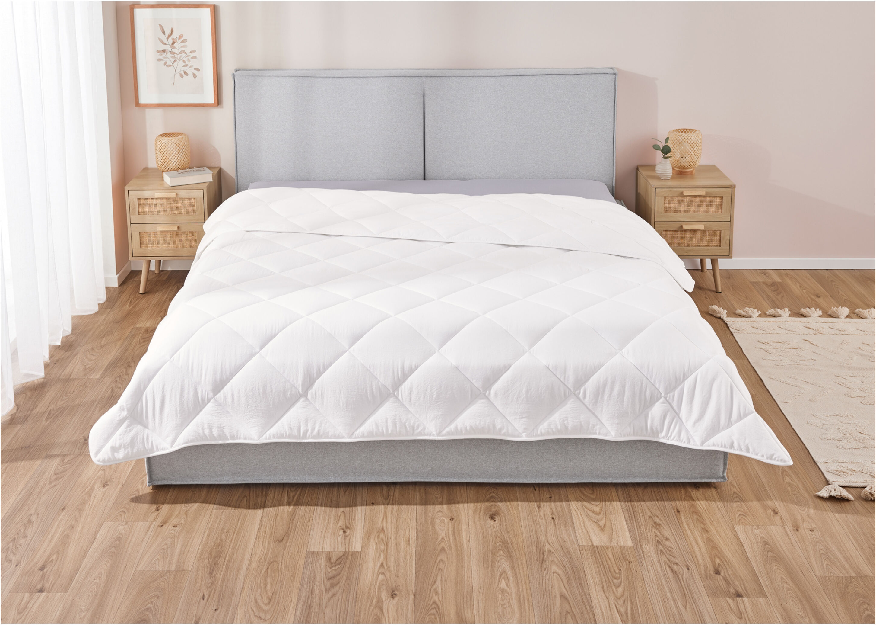 LIVARNO HOME Soft-Touch-Bettdecke, kochfest, 200 x 220 cm