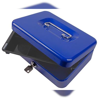 SIGMA Geldkassette 8878L, Metall, blau