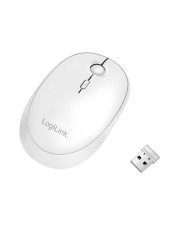 LogiLink optical Maus 2,4 GHz weiß Bluetooth wireless Optisch (ID0205)
