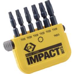 C.K T4513 Bit-Set 6teilig Innen-Sechsrund (TX) Torsion Control Technologie
