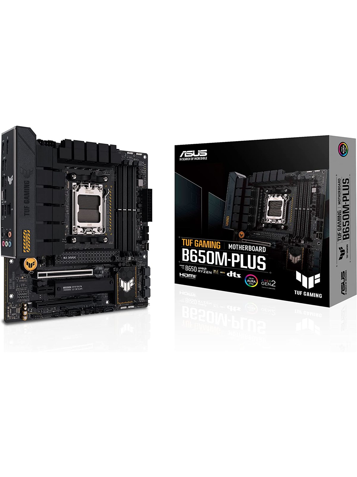 ASUS TUF GAMING B650M-PLUS Mainboard - AMD B650 - AMD AM5 - DDR5 RAM - Micro-ATX