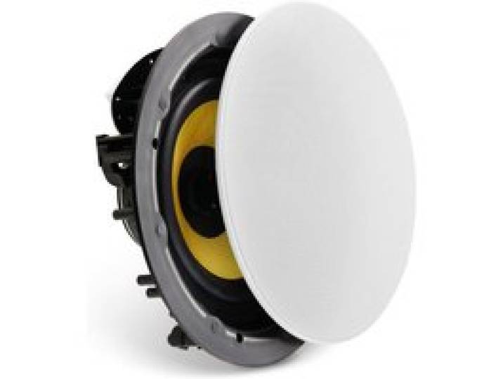 VEVOR Haut-parleur de plafond, 20,3 cm 8'', système haut-parleur encastrés au plafond mural, 200 W, 8 Ω, 89 dB, pour maison, cuisine, salon, chambre à coucher, porches extérieurs couverts, simple