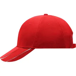 Myrtle Beach Unisex Gebürstete 6-Panel Groove Kappe Klassische Cap MB601