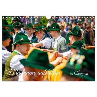 Maibaum aufstellen (Wandkalender 2027 DIN A4 quer), CALVENDO Monatskalender