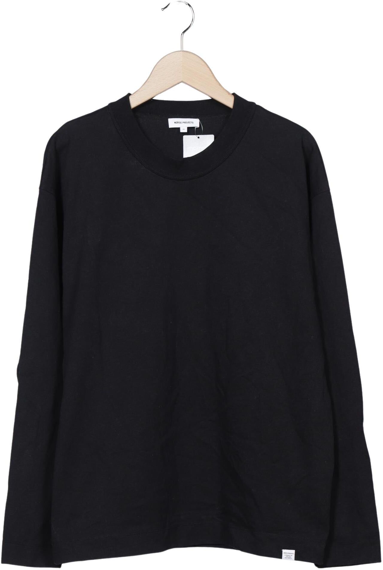 Norse Projects Herren Langarmshirt, Schwarz, Gr. M, Baumwolle - Second Hand